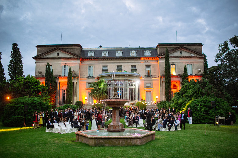 Casamiento en los jardines del Palacio Sans Souci