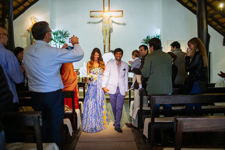 Casamiento en la Parroquia Nuestra Señora del Rosario en La Barra de Maldonado, Uruguay
