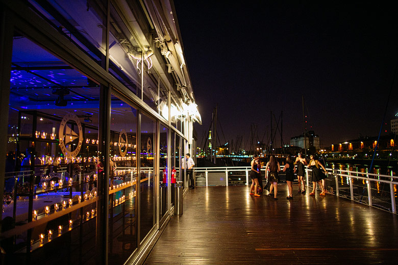 casamiento de noche en el yacht club puerto madero