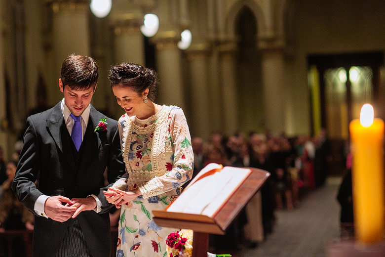 fotos actuales de casamiento en la catedral de san isidro
