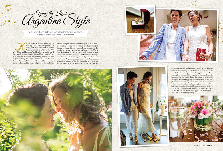 Curve Magazine: Tying the knot, Argentine Style