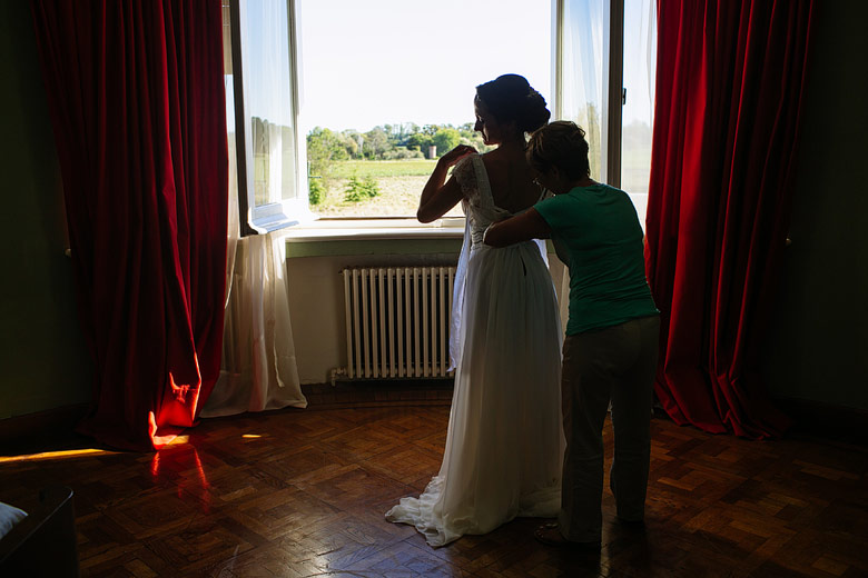 preparacion de la novia en estancia santa elena