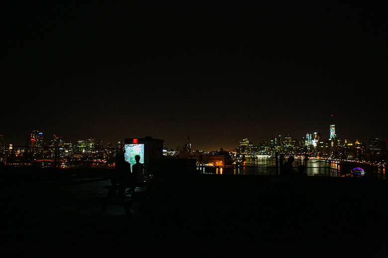 fotos nocturnas de terrazas en new york