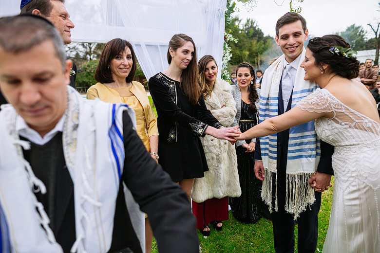 boda con ceremonia judia