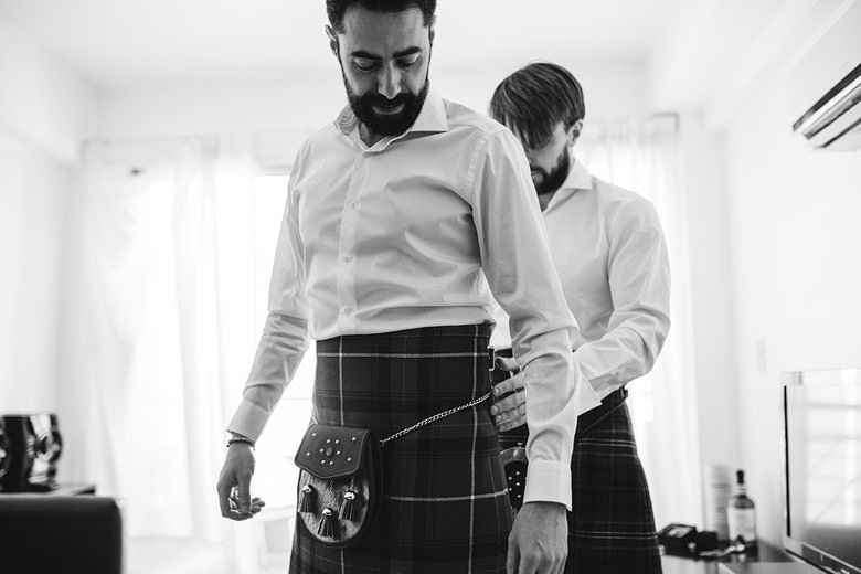 scotish wedding groom