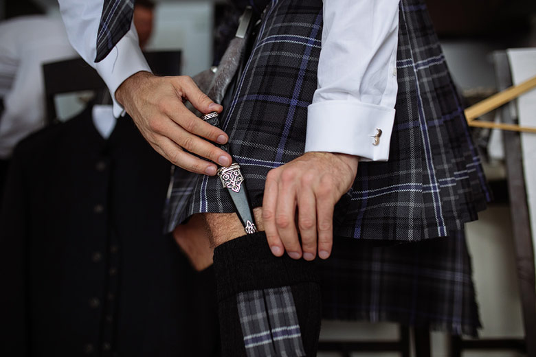 scotish groom detail