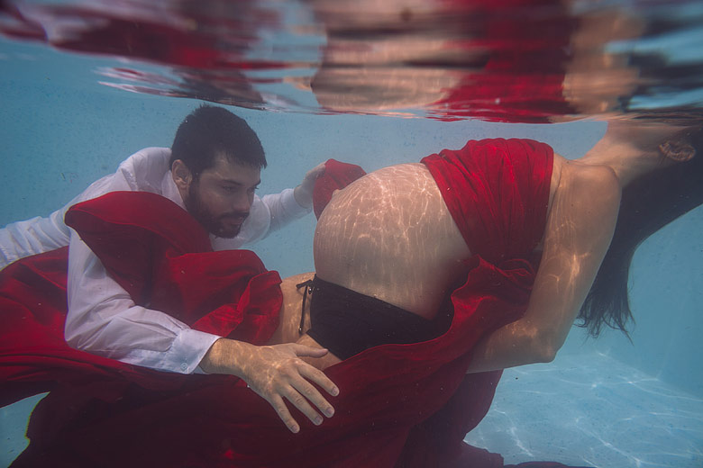 underwater pregnancy session buenos aires