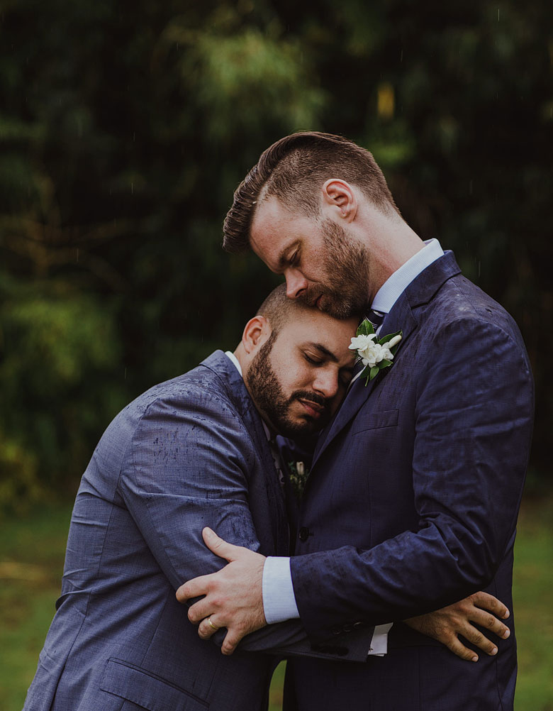foto emotiva casamiento gay
