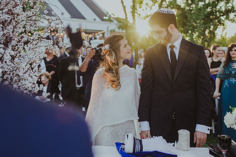 Ceremonia de casamiento judío en Astilleros Milberg