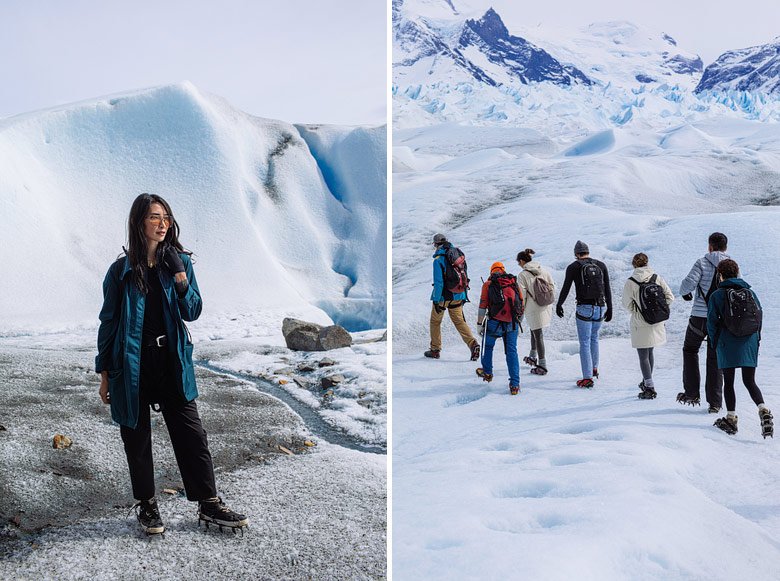 fotos en el glaciar perito moreno