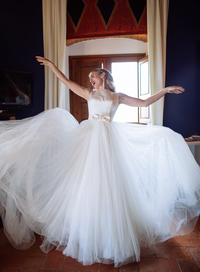 Rosa clará bride dress