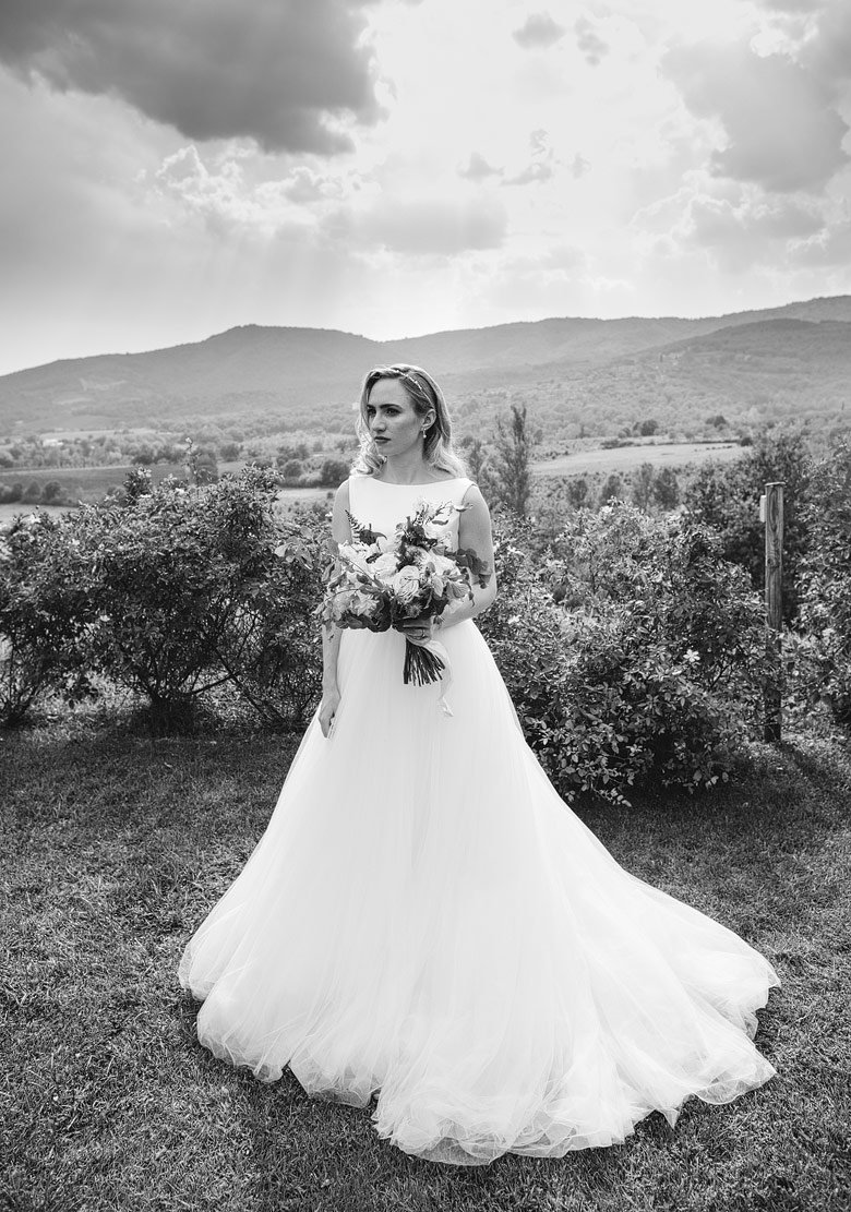 tuscany bride look