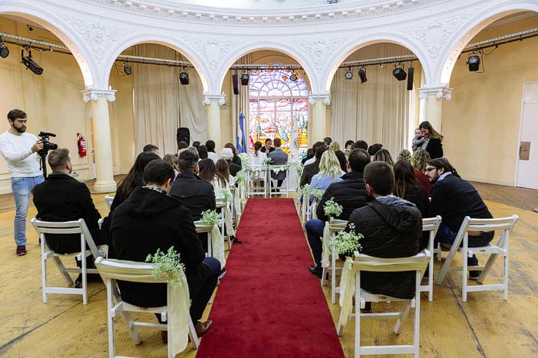 Casamiento en Centro Cultural 25 de Mayo